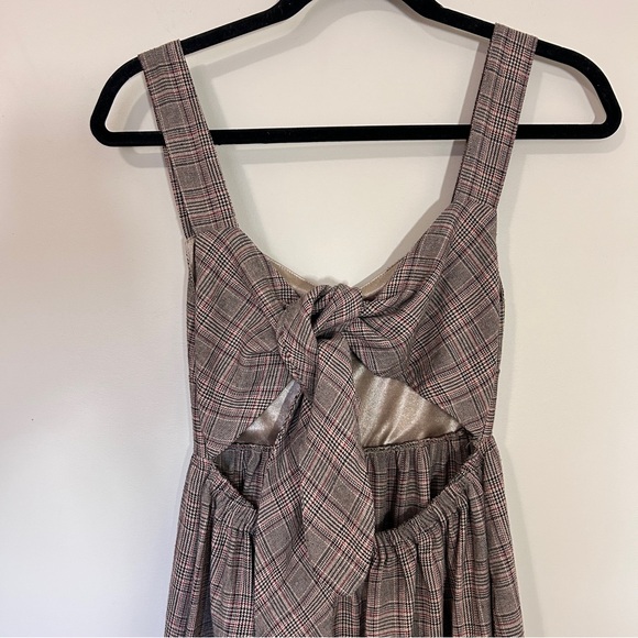 Plaid Midi Dress size Small - Picture 3 of 9